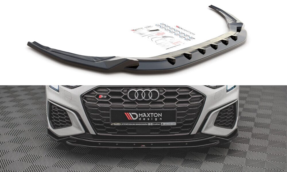 Audi A3 8Y S-Line Sportback Frontspoiler - Frontlippe V.2 Maxton Design 