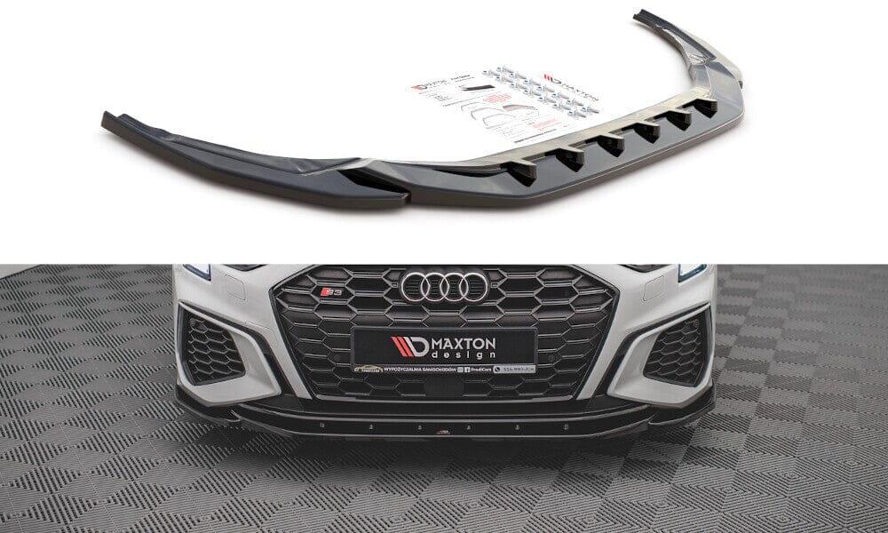 Audi A3 8Y S-Line Sportback Frontspoiler - Frontlippe V.4 Maxton Design 