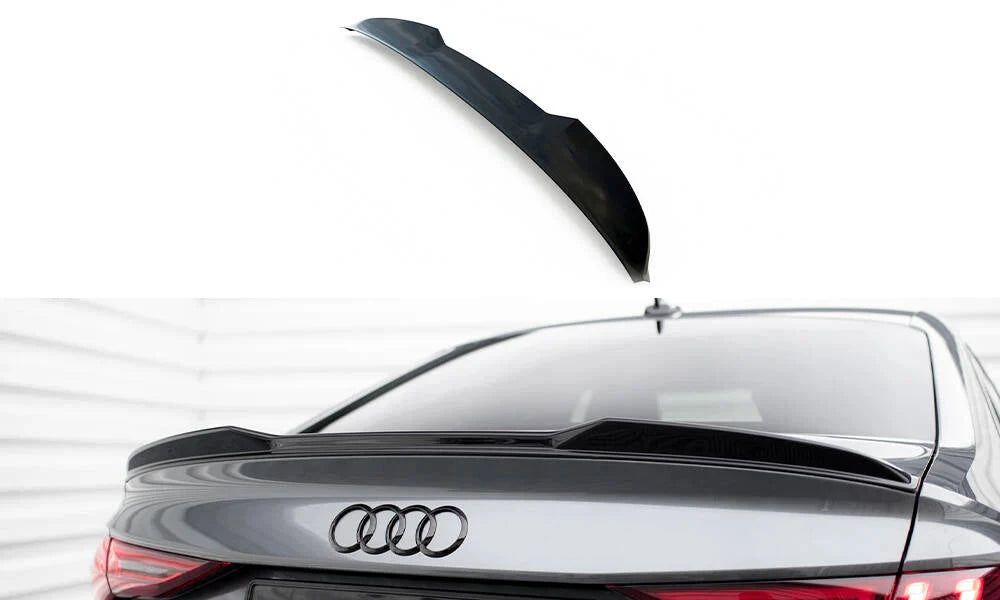 Audi A3 8Y Vorfacelift Limousine 3D Heck Spoiler Maxton Design 