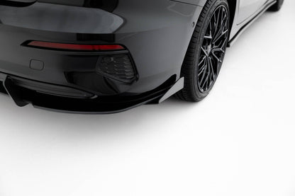 Audi A3 8Y Vorfacelift Limousine Street Pro Heckschürze Heck Ansatz Diffusor + Flaps Maxton Design 