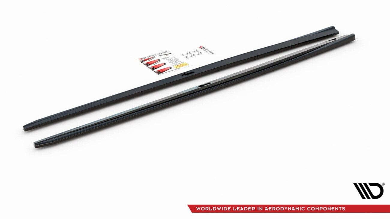 Audi A3 S-Line 8V Facelift Limousine Seitenschweller Maxton Design 