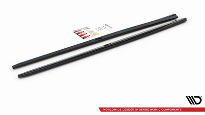 Audi A3 S-Line 8V Facelift Limousine Seitenschweller Maxton Design 