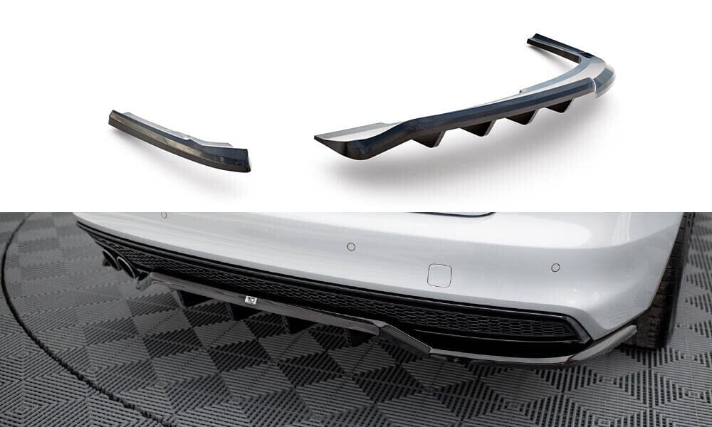 Audi A4 B8 Facelift Competition DTM Optik Heck Ansatz Maxton Design 