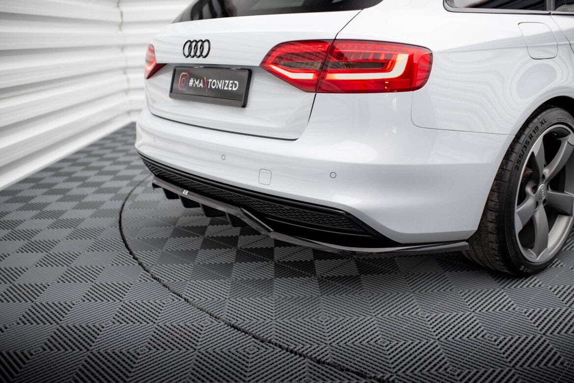 Audi A4 B8 Facelift Competition DTM Optik Heck Ansatz Maxton Design 