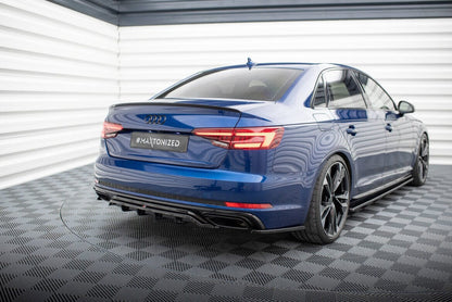 Audi A4 B8 Facelift Competition DTM Optik Heck Ansatz Maxton Design 
