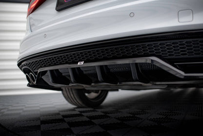 Audi A4 B8 Facelift Competition DTM Optik Heck Ansatz Maxton Design 