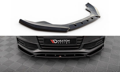 Audi A4 B8 S-Line Facelift Limousine Frontspoiler - Frontlippe V.3 Maxton Design 