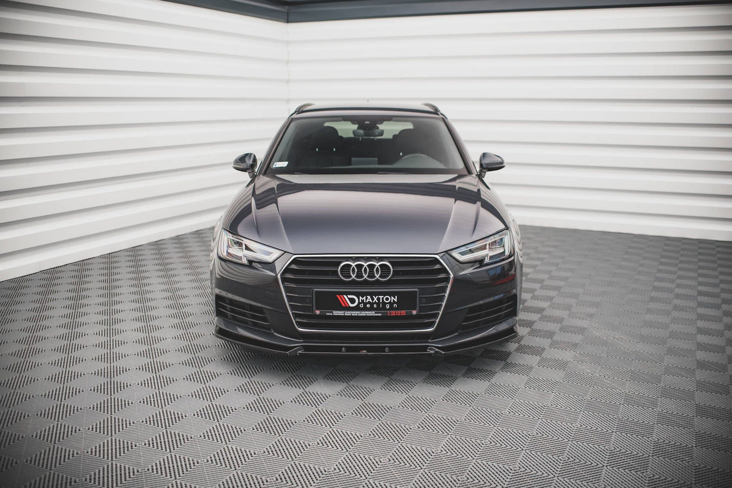 Audi A4 B9 Avant Frontspoiler - Frontlippe V.1 Maxton Design 