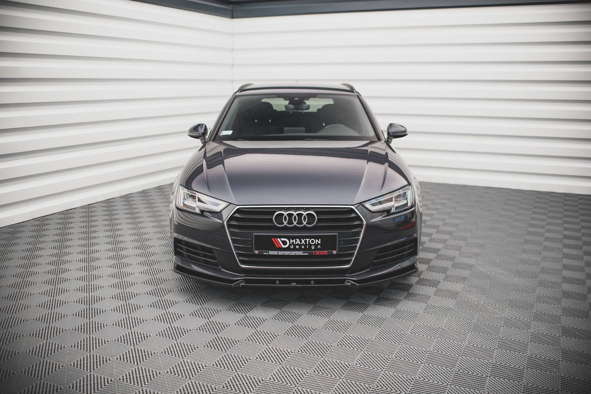 Audi A4 B9 Avant Frontspoiler - Frontlippe V.1 Maxton Design 
