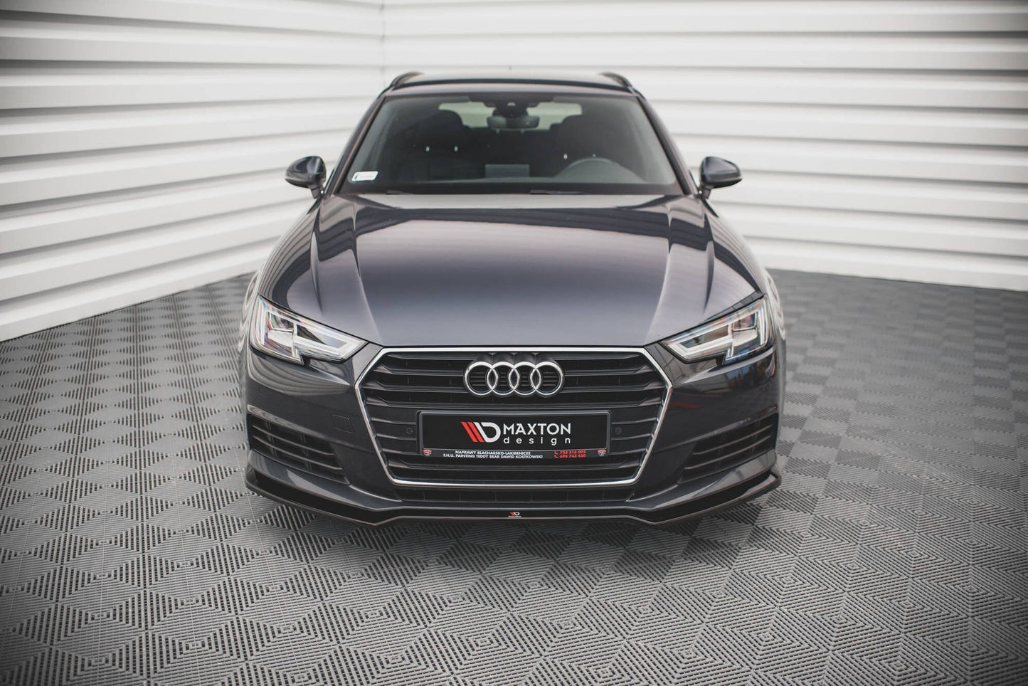 Audi A4 B9 Avant Frontspoiler - Frontlippe V.2 Maxton Design 
