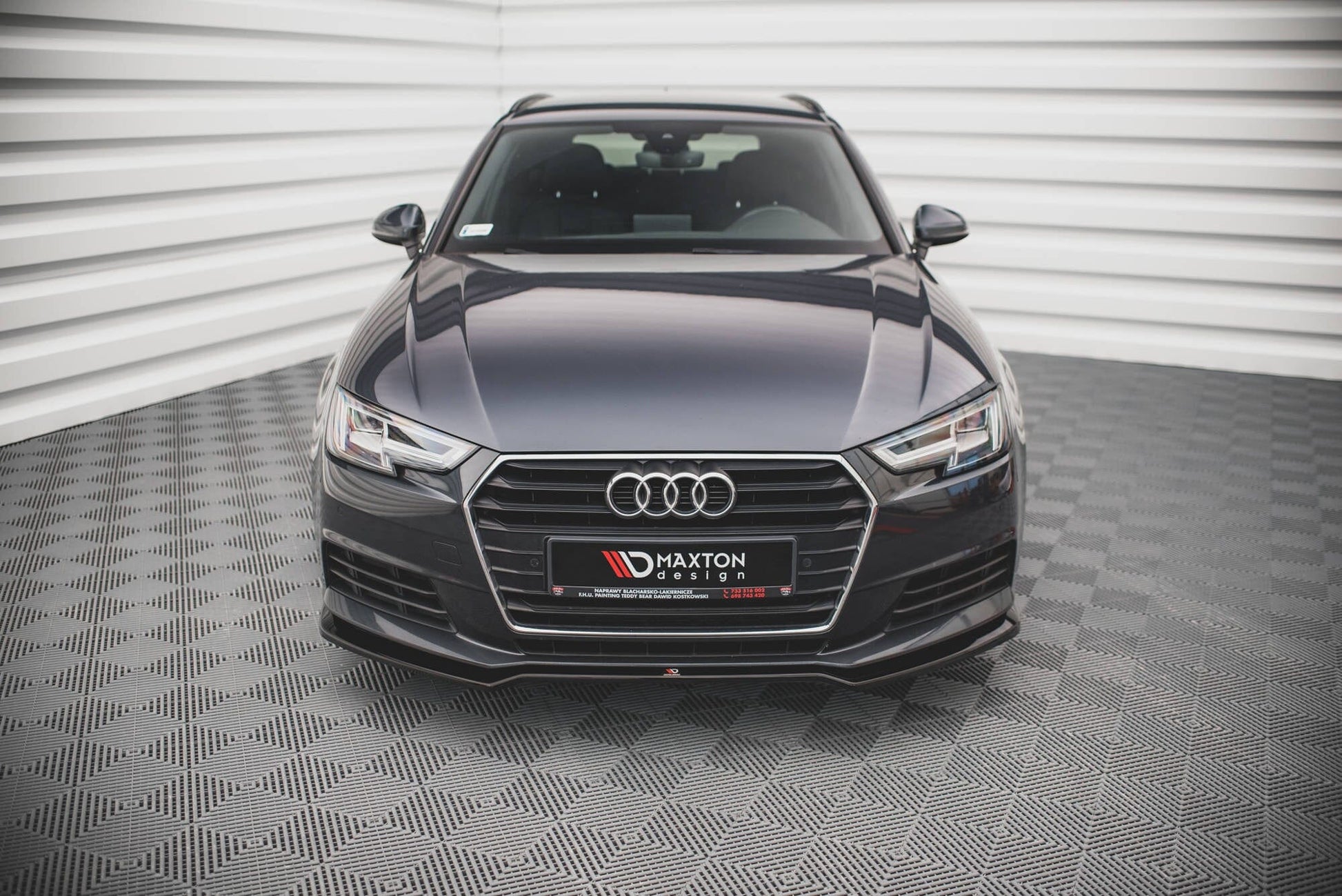 Audi A4 B9 Avant Frontspoiler - Frontlippe V.2 Maxton Design 