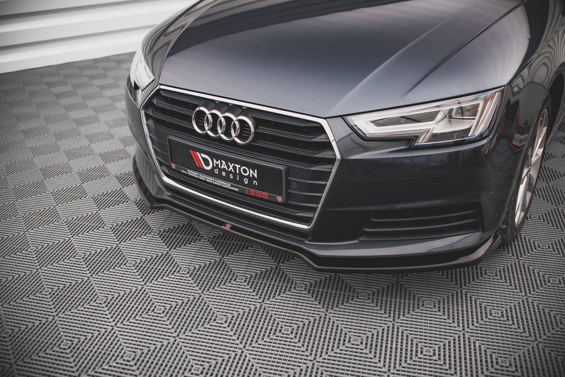 Audi A4 B9 Avant Frontspoiler - Frontlippe V.2 Maxton Design 