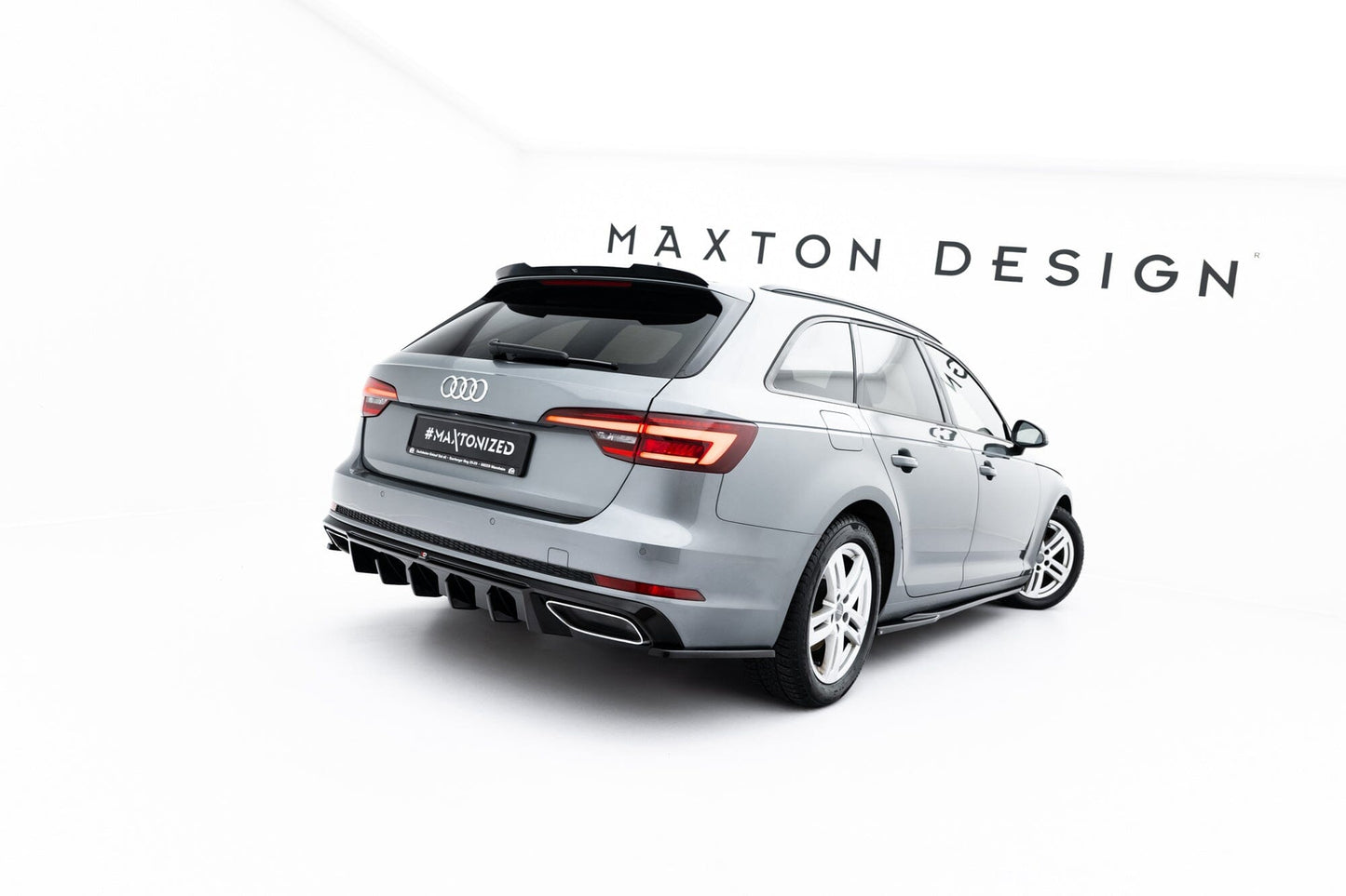 Audi A4 B9 Avant Heck Ansatz Maxton Design 