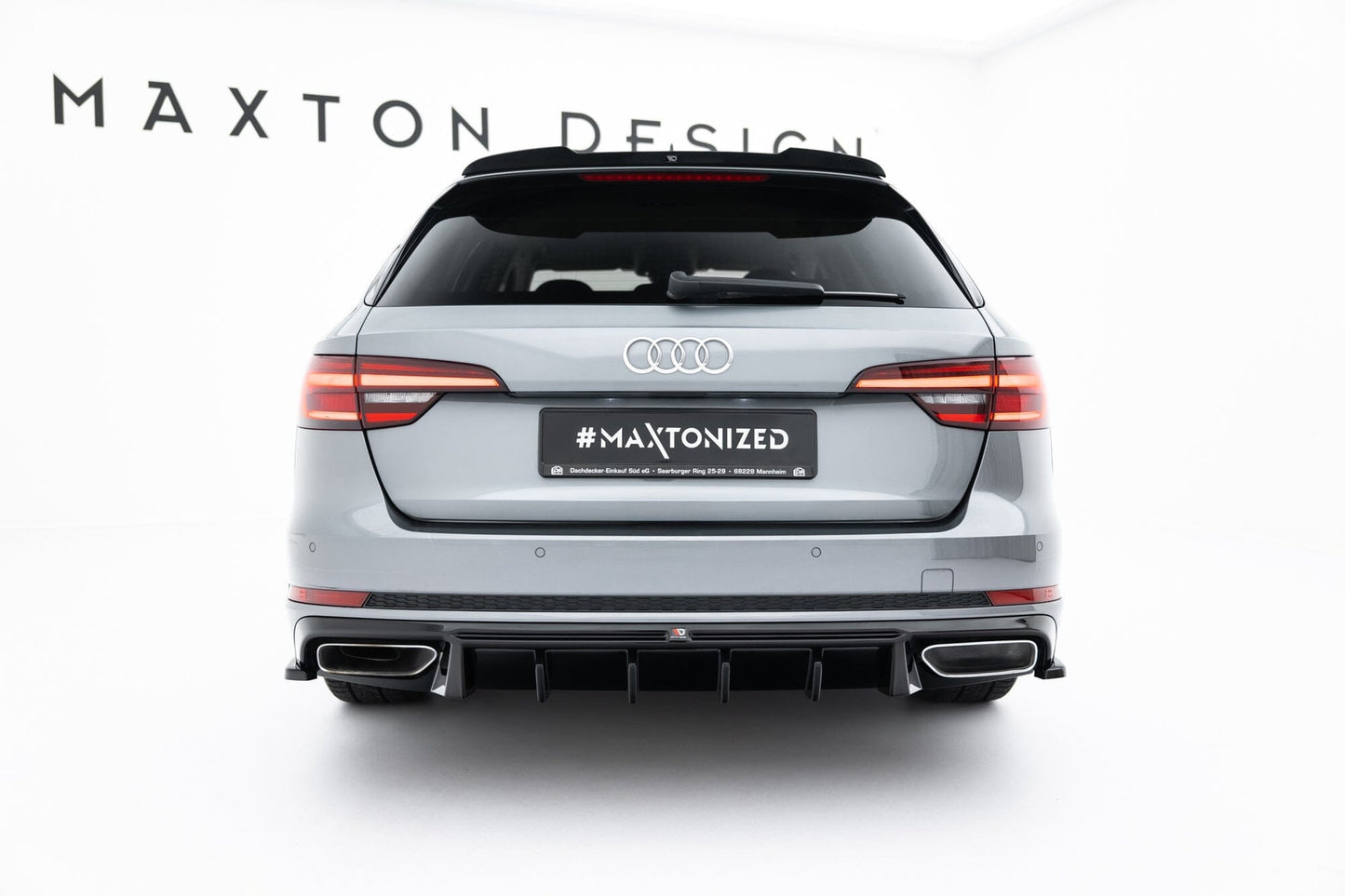Audi A4 B9 Avant Heck Ansatz Maxton Design 