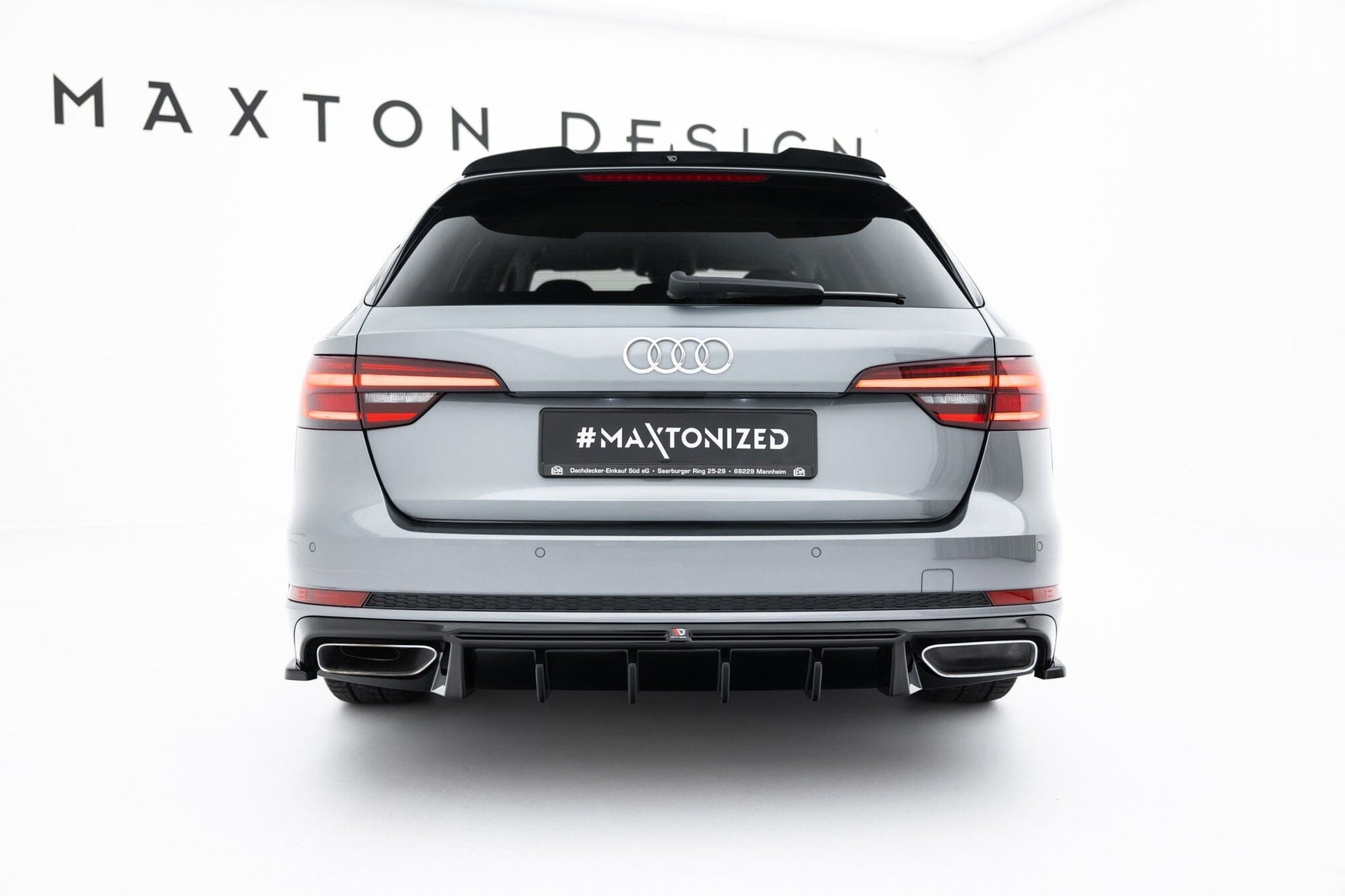 Audi A4 B9 Avant Heck Ansatz Maxton Design 