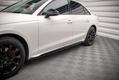Audi A4 B9 Facelift Avant Seitenschweller Maxton Design 