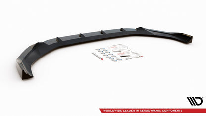 Audi A4 B9 Facelift Limousine Frontspoiler - Frontlippe V.1 Maxton Design 