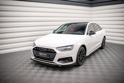 Audi A4 B9 Facelift Limousine Frontspoiler - Frontlippe V.1 Maxton Design 