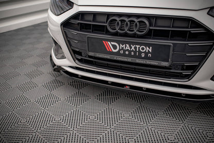 Audi A4 B9 Facelift Limousine Frontspoiler - Frontlippe V.1 Maxton Design 
