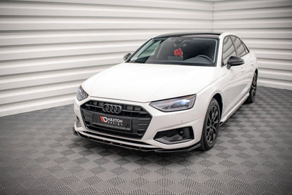 Audi A4 B9 Facelift Limousine Frontspoiler - Frontlippe V.2 Maxton Design 