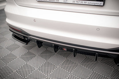 Audi A4 B9 Facelift Limousine Heckansatz Maxton Design 