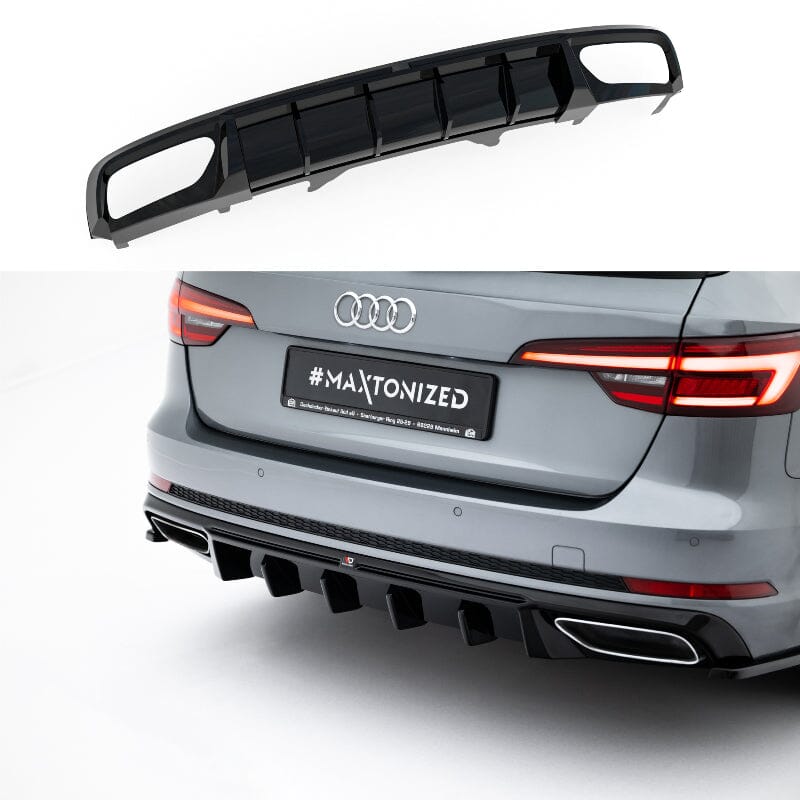 Audi A4 B9 Limousine Heck Ansatz Maxton Design 