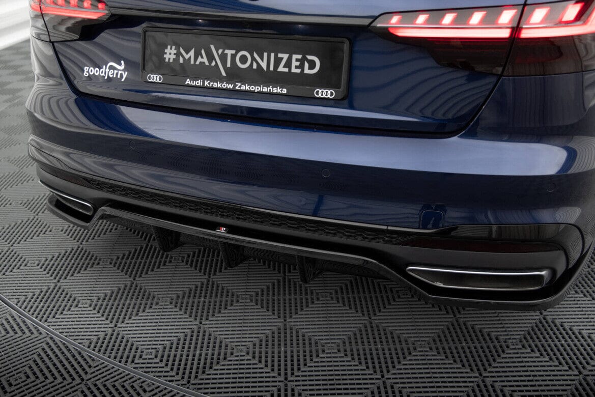 Audi A4 B9 S-Line Avant DTM Optik Heck Ansatz Maxton Design 
