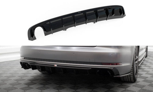 Audi A4 B9 S-Line Avant Heck Diffusor O- Maxton Design 
