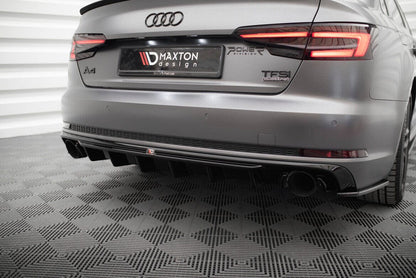 Audi A4 B9 S-Line Avant Heck Diffusor O-O Maxton Design 