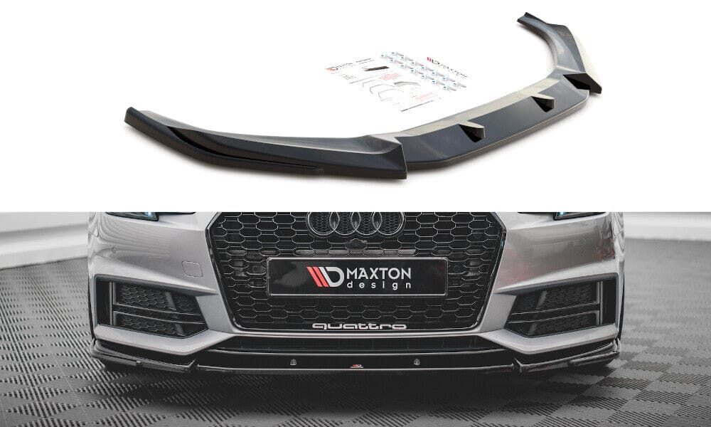 Audi A4 B9 S-Line Limousine Frontspoiler - Frontlippe V.3 Maxton Design 