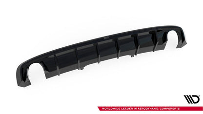 Audi A4 B9 S-Line Limousine Heck Diffusor O-O Maxton Design 