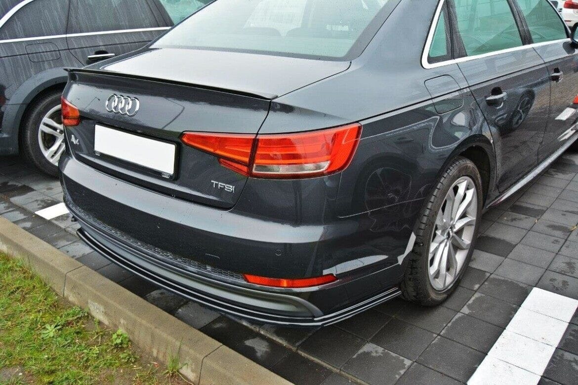 Audi A4 B9 S-Line Limousine Heckansatz Maxton Design 