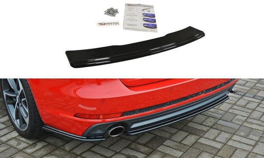 Audi A4 B9 S-Line Limousine Heckansatz Maxton Design 