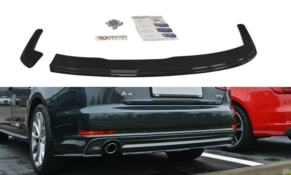 Audi A4 B9 S-Line Limousine Heckansatz Maxton Design 