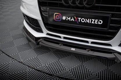 Audi A4 BB Facelift Competition Frontspoiler - Frontlippe V.1 Maxton Design 