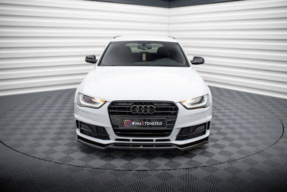 Audi A4 BB Facelift Competition Frontspoiler - Frontlippe V.2 Maxton Design 