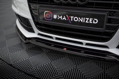 Audi A4 BB Facelift Competition Frontspoiler - Frontlippe V.2 Maxton Design 