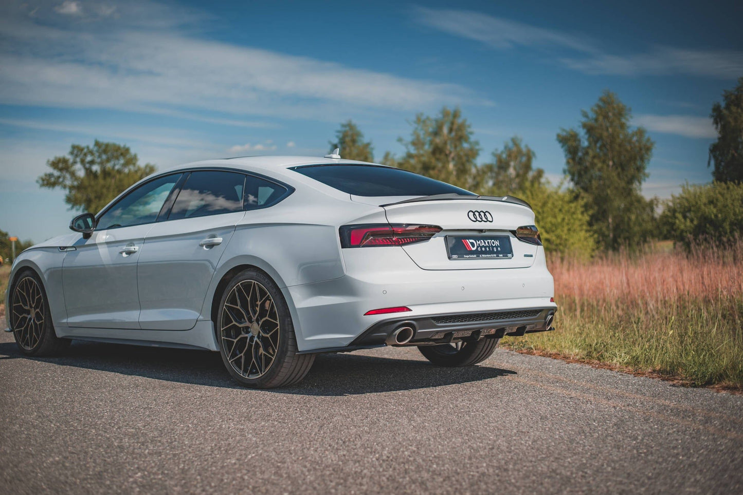 Audi A5 5F S-Line Sportback Heckansatz Maxton Design 