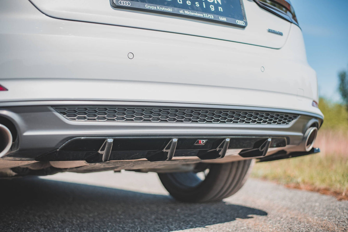 Audi A5 5F S-Line Sportback Heckansatz Maxton Design 