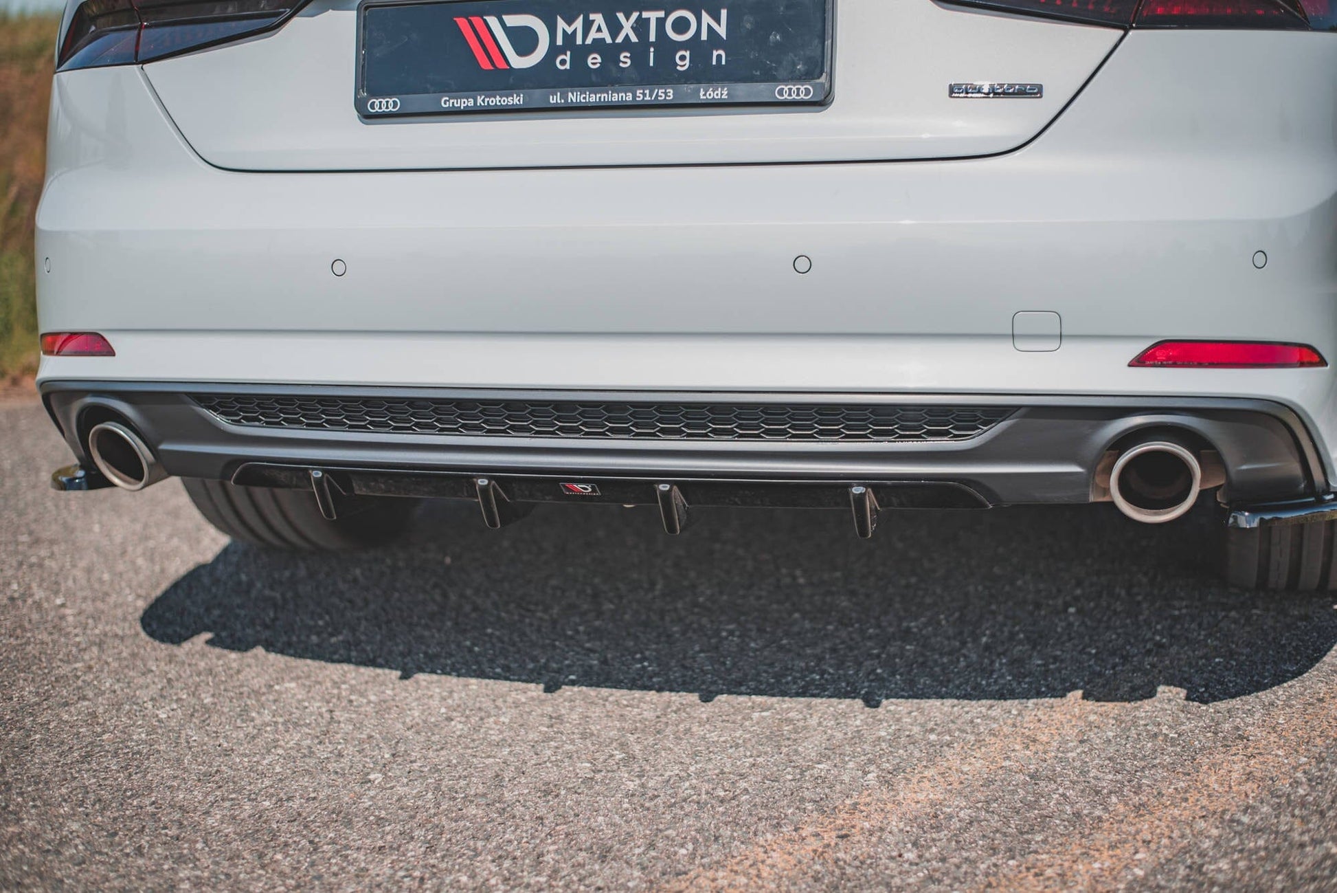 Audi A5 5F S-Line Sportback Heckansatz Maxton Design 