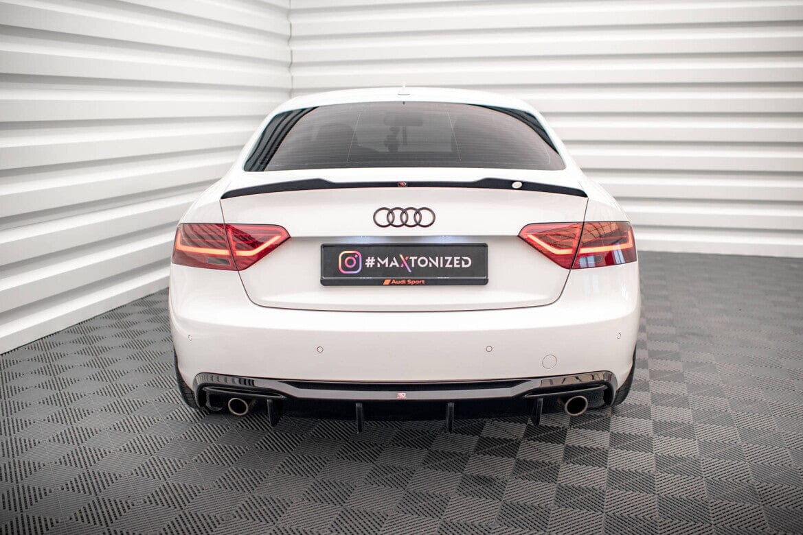 Audi A5 8T Facelift Coupe Heck Diffusor O-O Maxton Design 