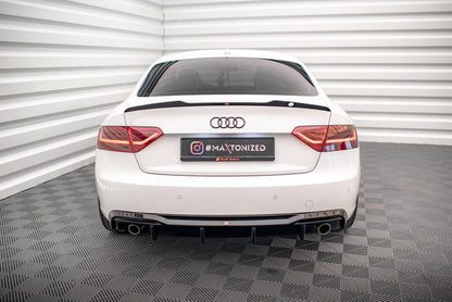 Audi A5 8T Facelift Coupe Heck Diffusor O-O Maxton Design 