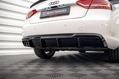 Audi A5 8T Facelift Coupe Heck Diffusor OO- Maxton Design 