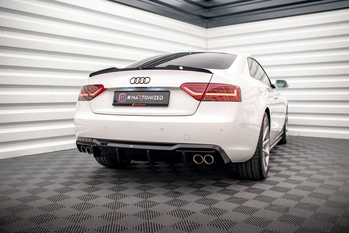 Audi A5 8T Facelift Coupe Heck Diffusor OO-OO Maxton Design 