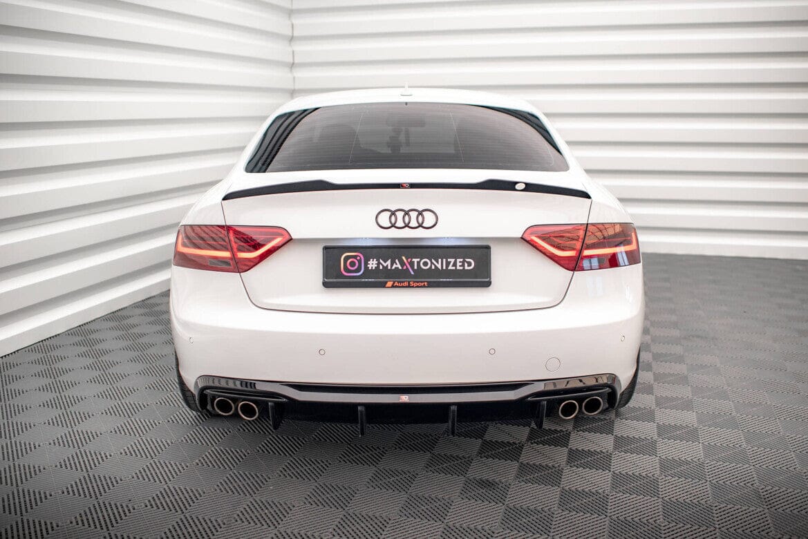 Audi A5 8T Facelift Coupe Heck Diffusor OO-OO Maxton Design 