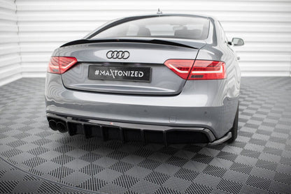 Audi A5 8T Facelift S-Line Cabrio Heck Diffusor OO- Maxton Design 