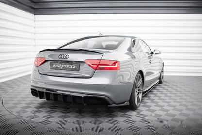 Audi A5 8T Facelift S-Line Cabrio Heck Diffusor OO- Maxton Design 
