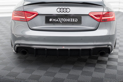 Audi A5 8T Facelift S-Line Coupe Heck Diffusor O-O Maxton Design 