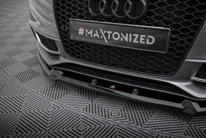 Audi A5 8T S-Line Cabrio Frontspoiler - Frontlippe V.3 Maxton Design 