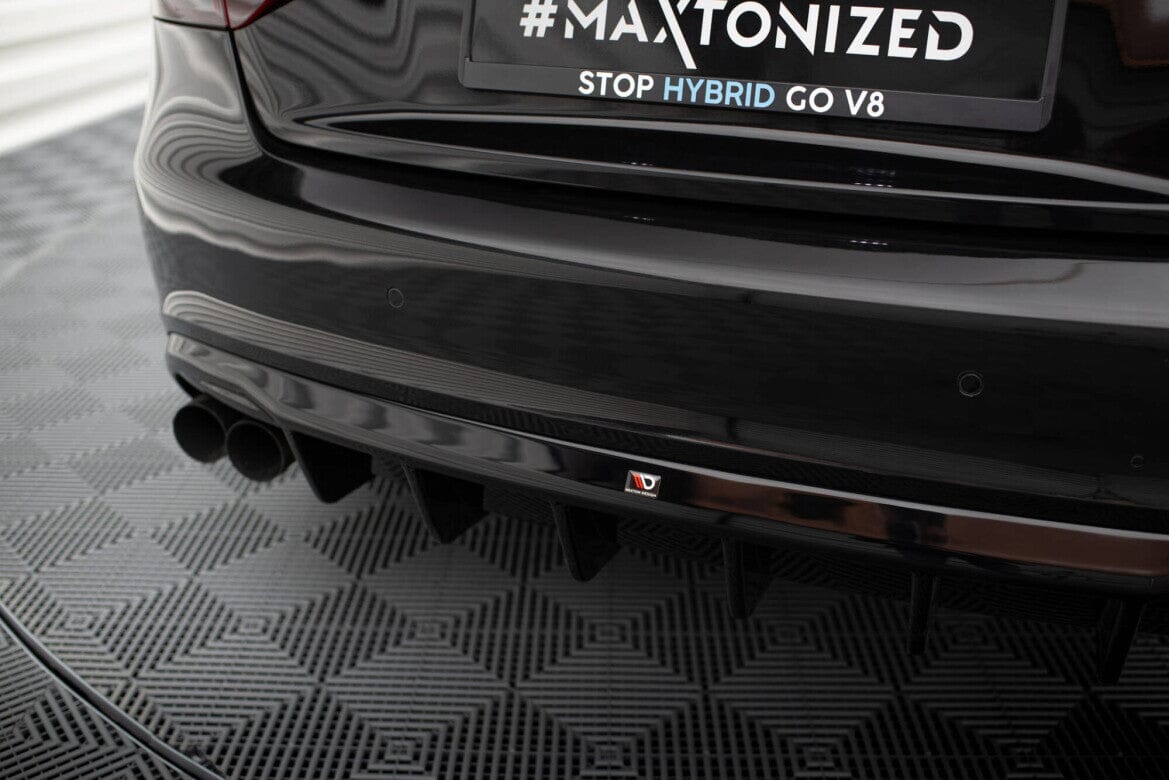 Audi A5 8T S-Line Cabrio Heck Diffusor OO- Maxton Design 